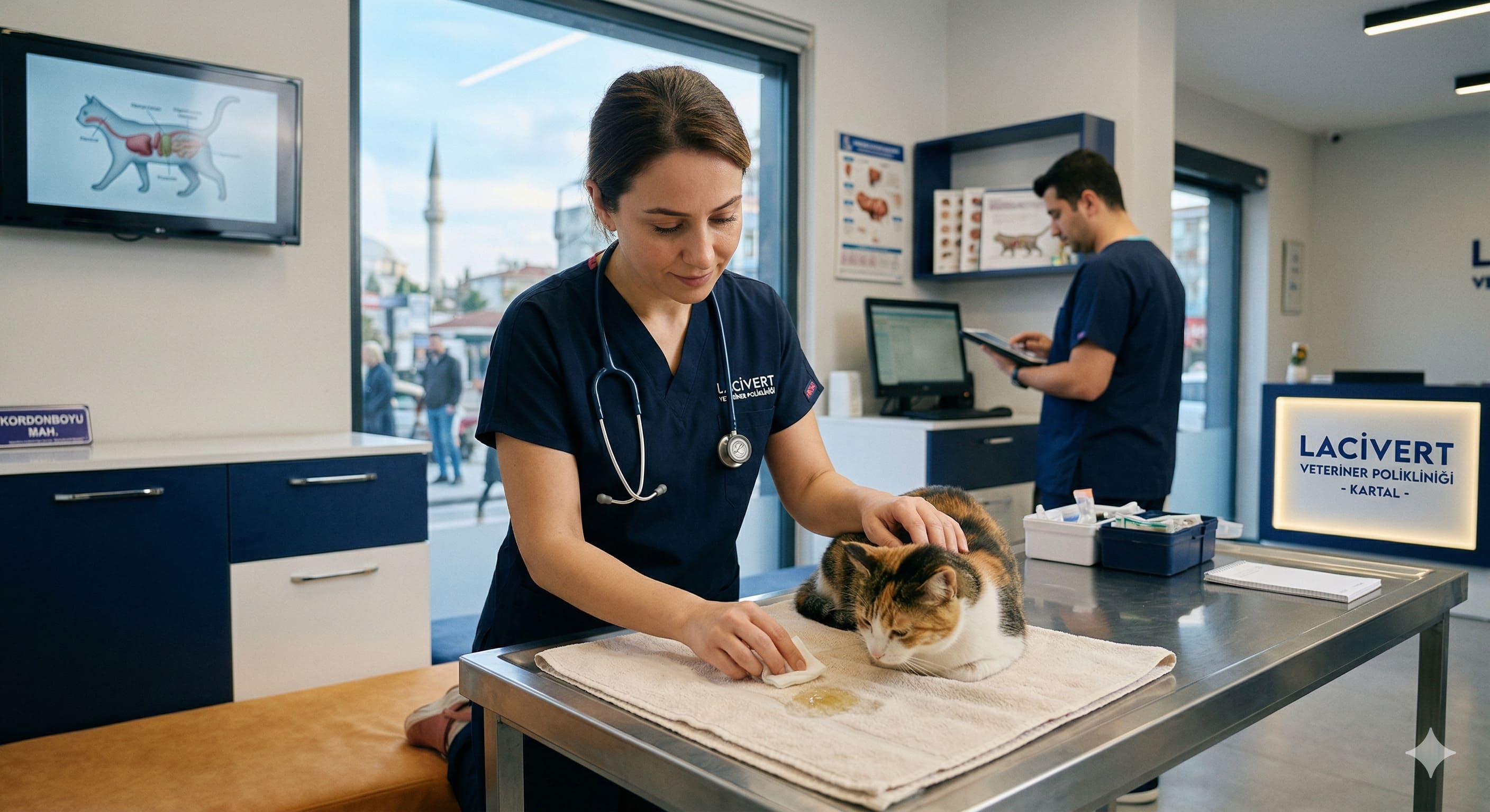 Kedilerde Kusma Neden Olur? Ne Zaman Tehlikelidir? | Kartal Lacivert Veteriner